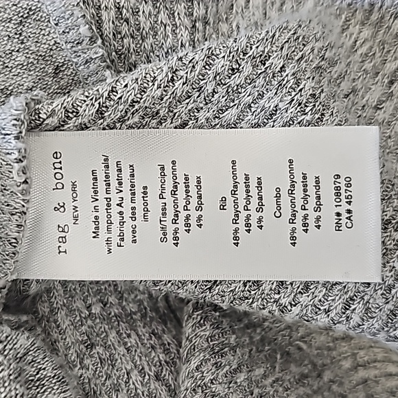 Rag & Bone Gray Long Sleeve Top - Picture 11 of 11